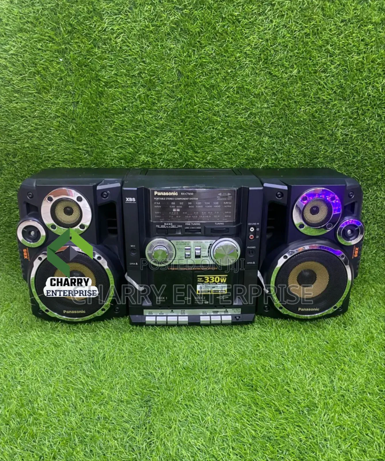 Panasonic Portable Cassette Stereo Speaker With Equalizer 330w