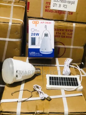 28w Solar Bulb With Solar Panel/Chager Home Kit
