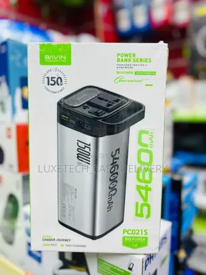 Bavin 54,600mah Power Bank/Portable Power Station 150-Watts
