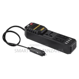 200w Vehicle Ac Power Inverter With 4 Usb Ports And Dual Sockets