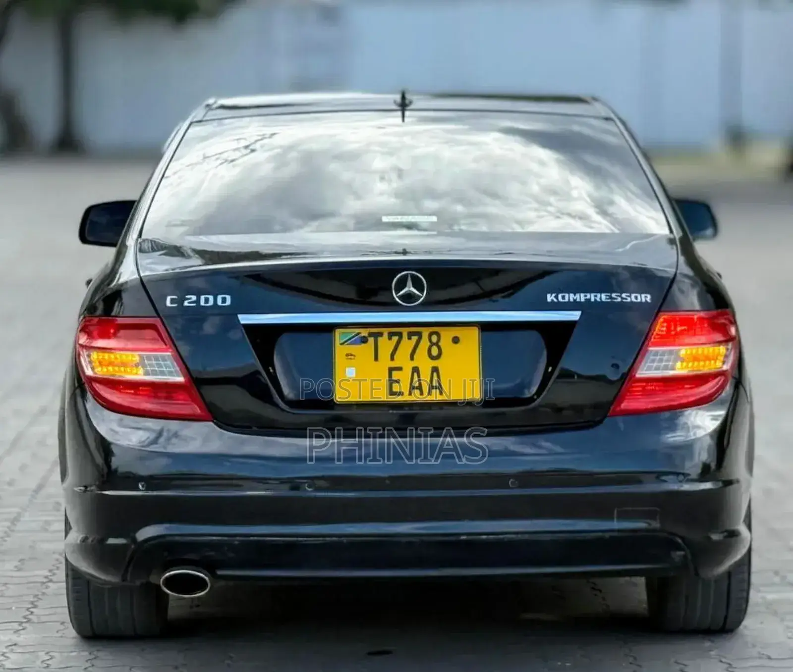 Mercedes-Benz C200 2008 Black
