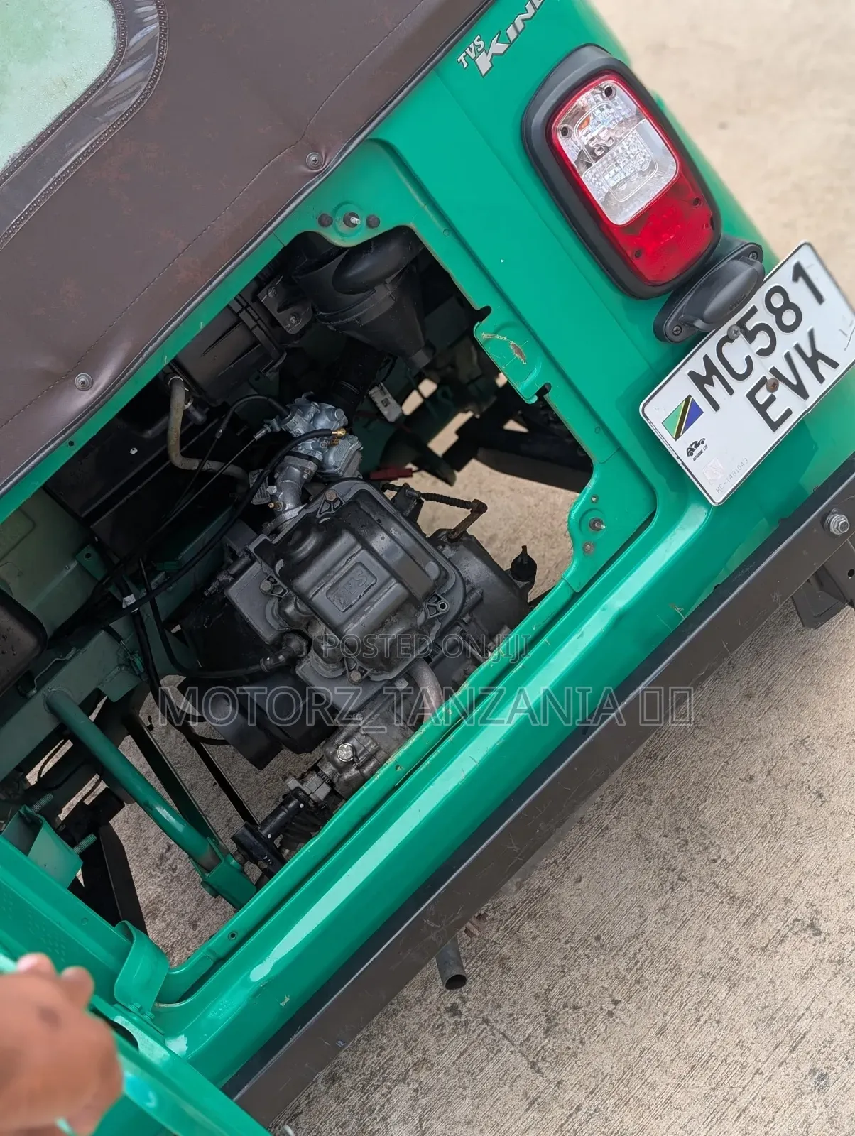 TVS King Deluxe Plus iTouch Start 2024 Green