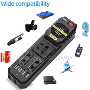 200w Power Inverter Dc 12v To Ac 220v Vehicle Power Converter