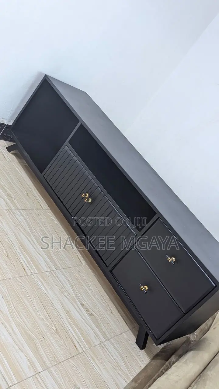 Tv Stand Black Quality Sana
