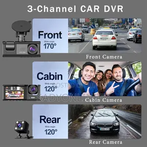 Car Dash Camera 3lens