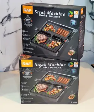 Raf Steak Machine 1000w Double-sided Indoor Grill Model R.240