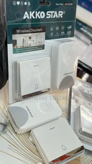 Akko Star Battery-Free Wireless Doorbell 32 Tunes Led Indicator