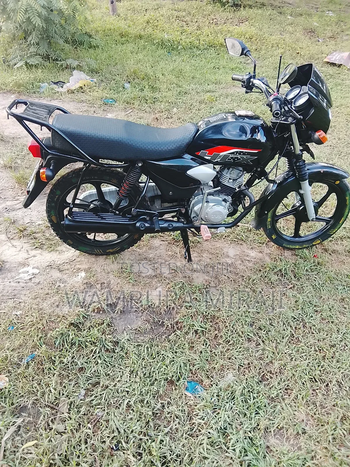 New TVS HLX 125 2025 Black