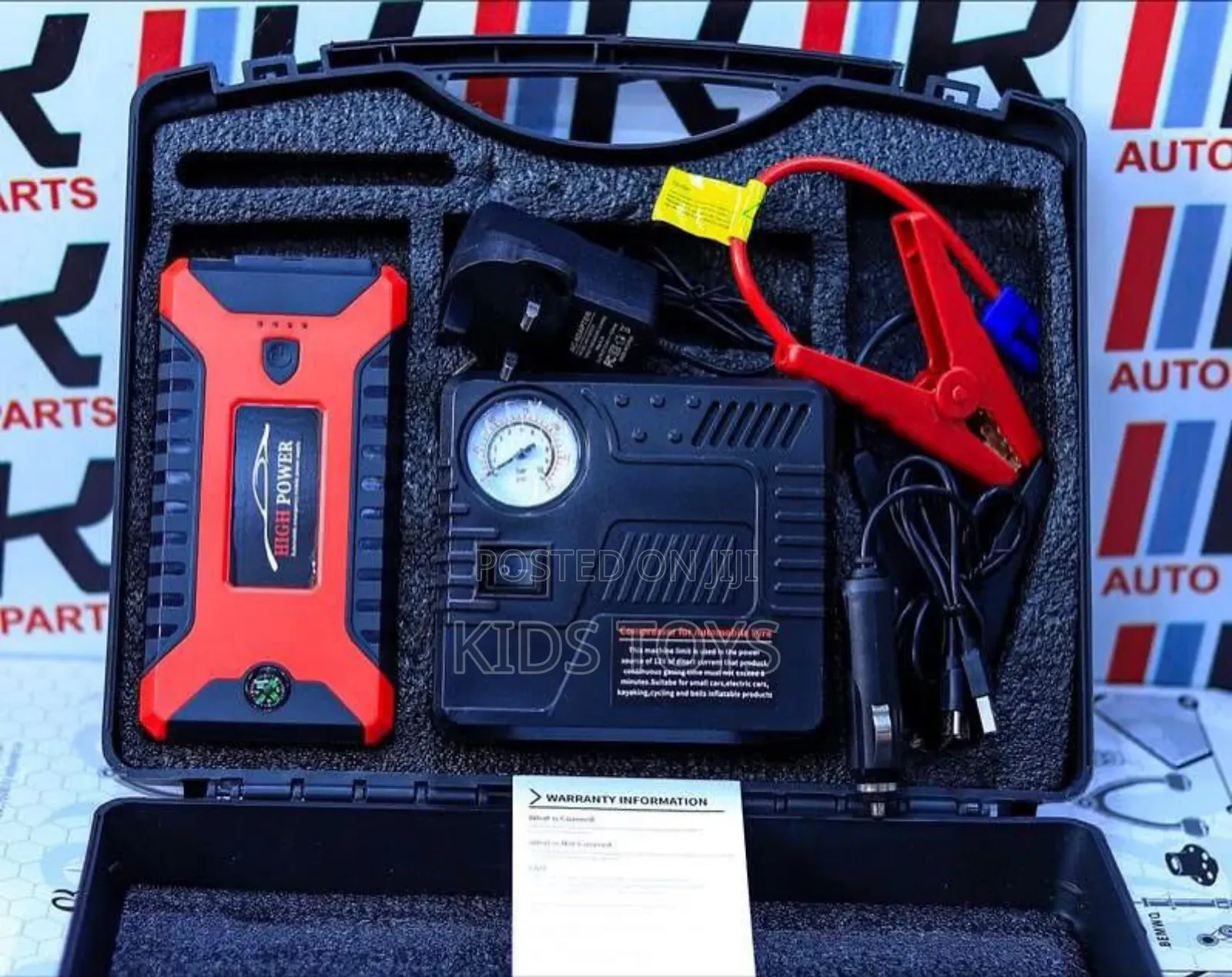 Multifunctional Jump Starter and Tyre Infiltrator