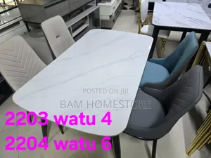 Elegant Dinning Table+ Chairs Set(4 and 6 People)