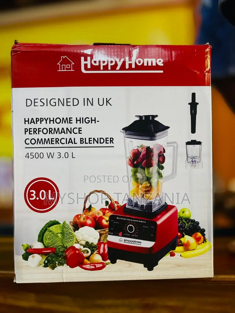 Happy Home Blender Heavy Duty Lita 3 Jagi Mbili
