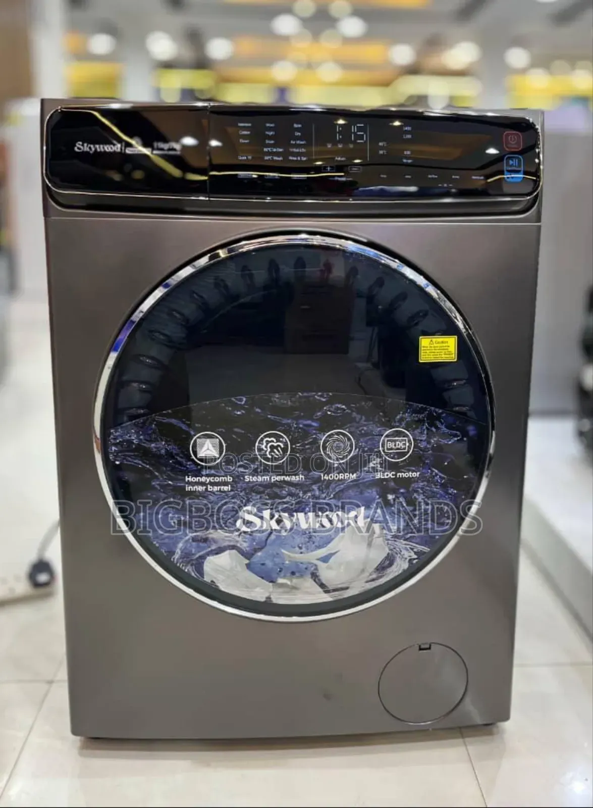 Skywood Automatic Machine Front Load 11 Kg Wash Dry