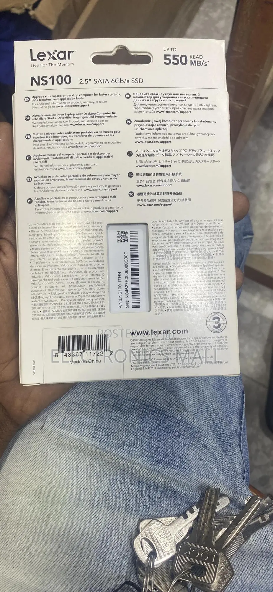 SSD Lexur 1t