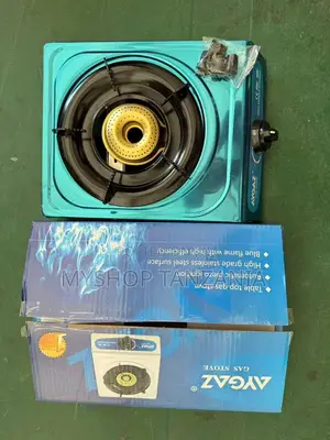 Aygaz 1 Burner Gas Stove Glasstop Countertop Single Knob Stove Steel