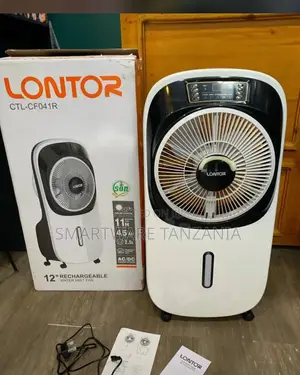 Lontor Ctl-cf041r 12" Rechargeable Water Mist Fan With Remote