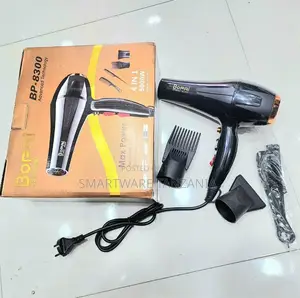 Bopal Bpl-8300 Professional Hair Dryer 4-in-1 Styling Tool Set