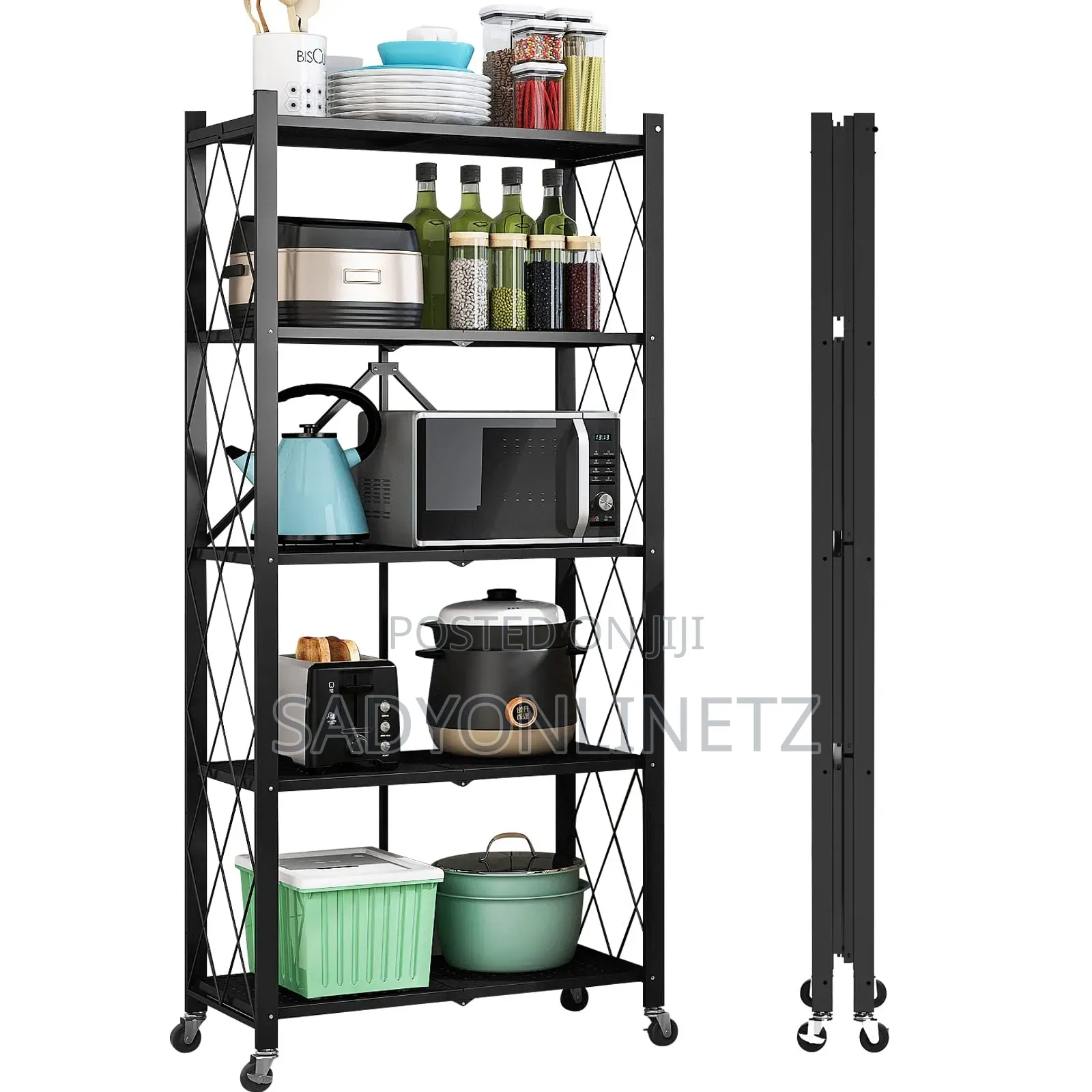 Foldable Storage Rack/Shelves 5layers