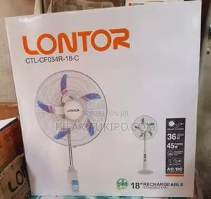 18"Rechargeable Standing Fan