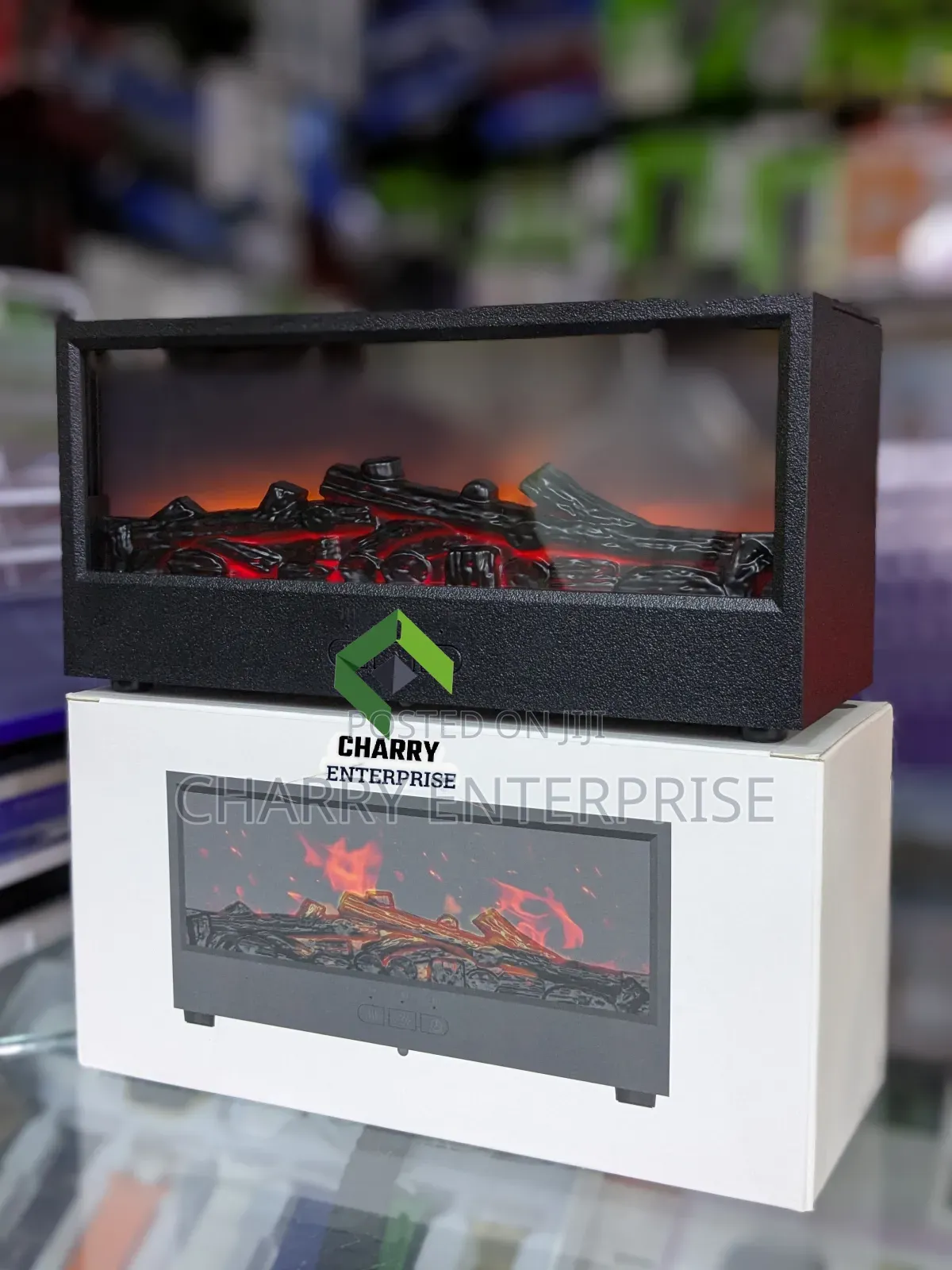Classic Led Electric Fireplace With Diffuser Humidifier Remote 30cm