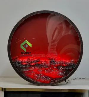 Classic Led Fireplace Round 45cm Haibadili Rangi