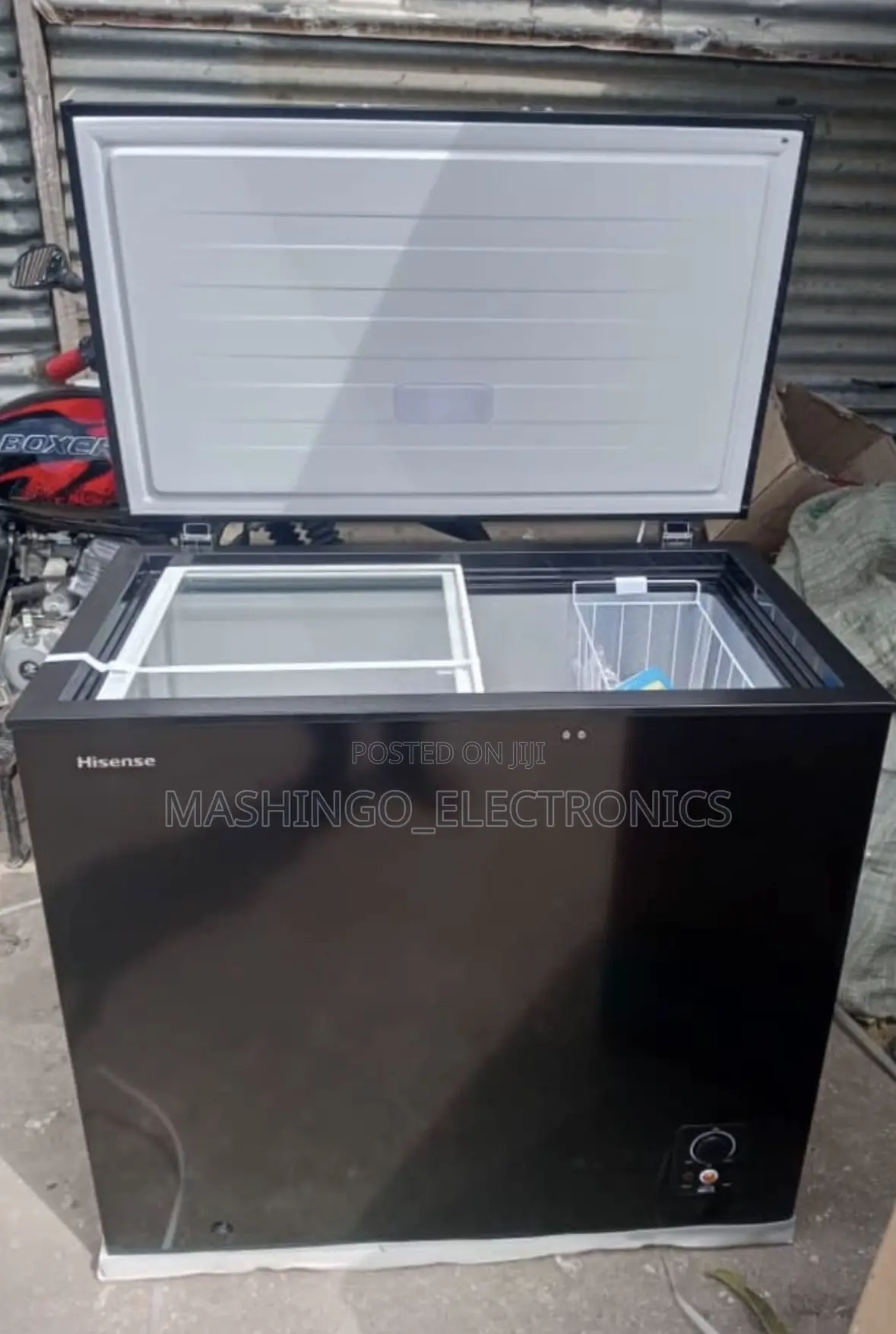 200 Liter Hisense Freezer || Black