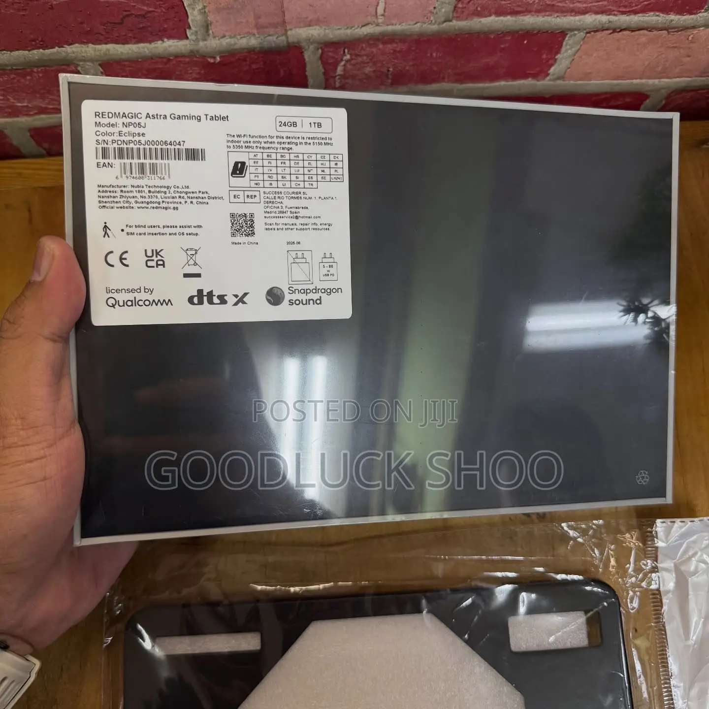 New ZTE nubia Red Magic Tablet 256 GB