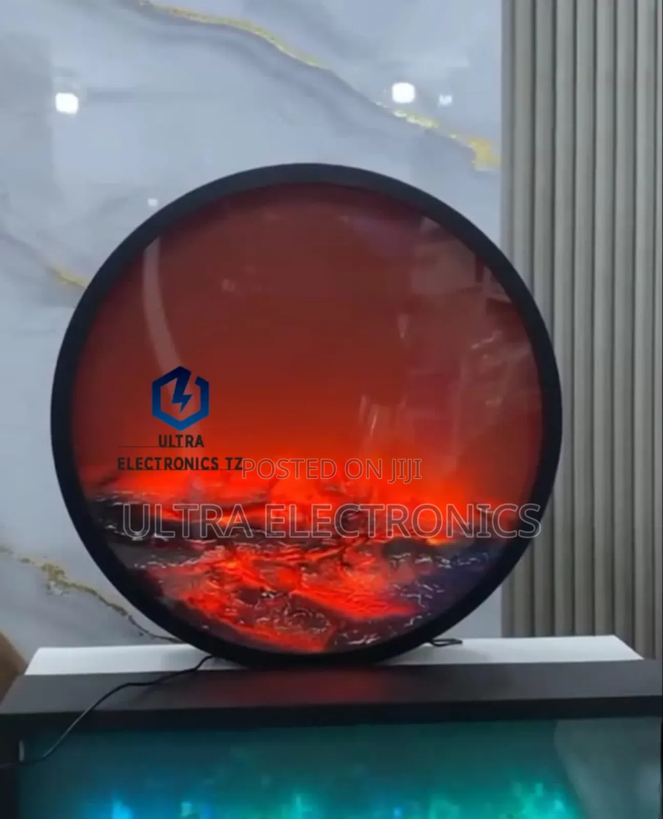 Classic Led Fireplace Round 45cm 
Haibadili Rangi