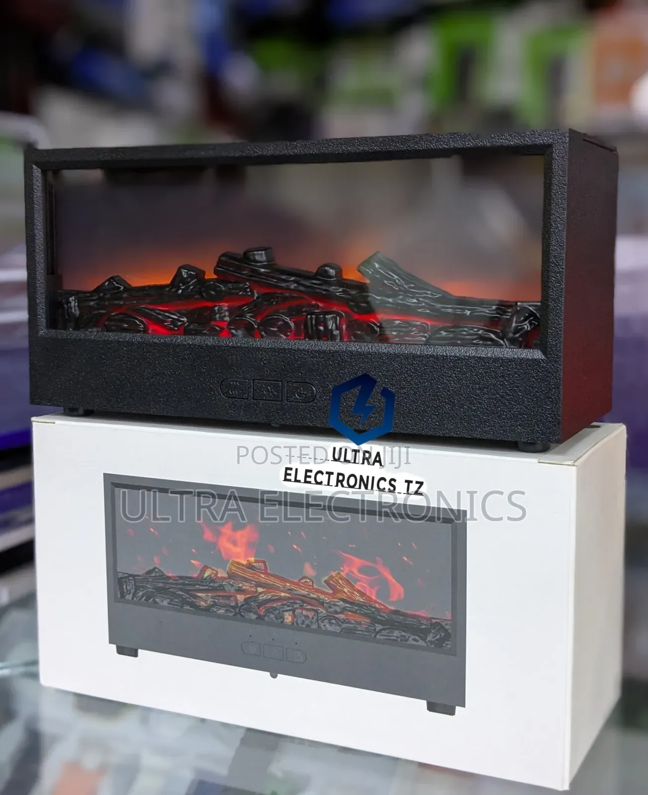 Classic Led Electric Fireplace With Humidifier/ Diffuser 30cm