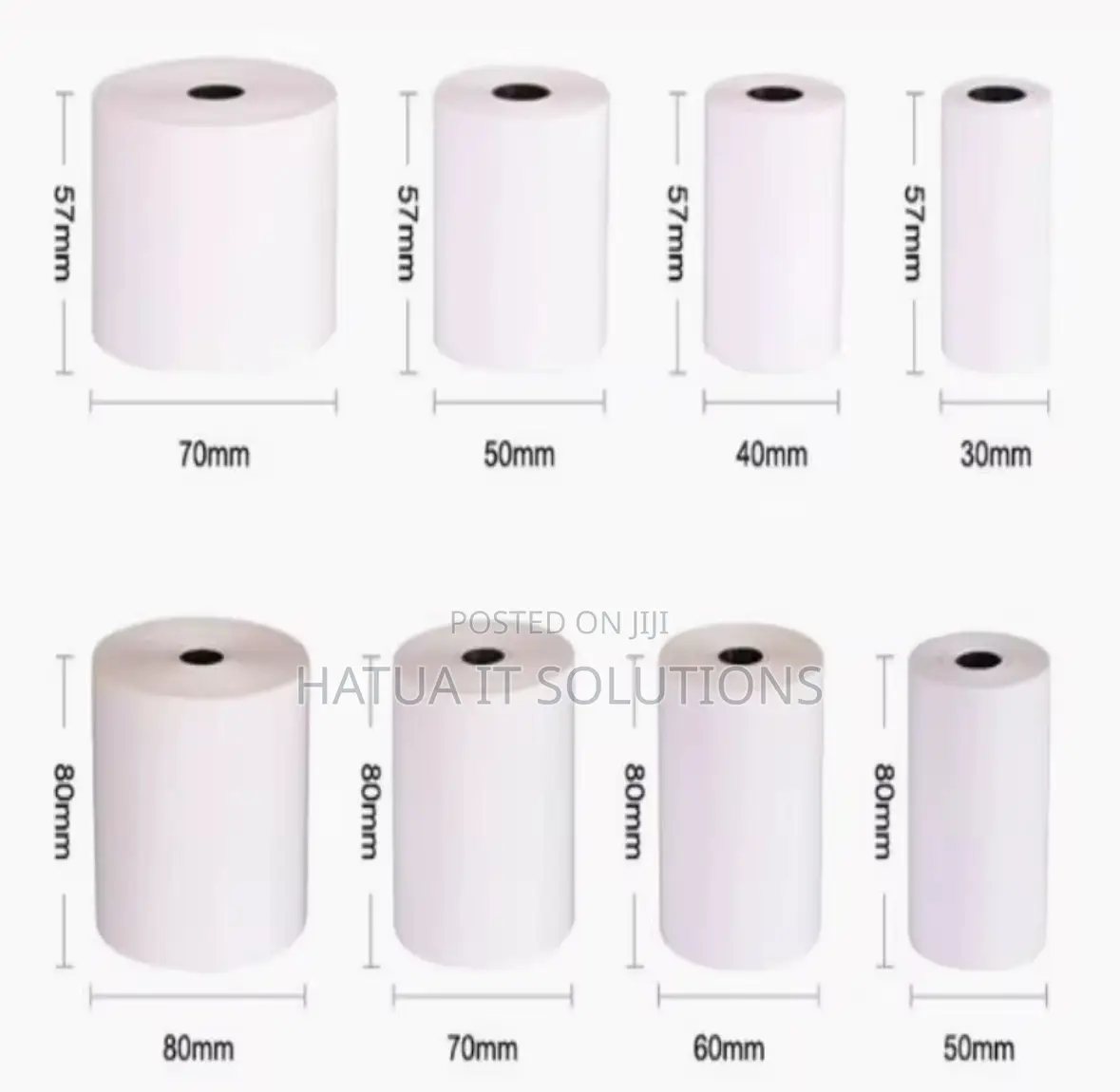Thermal Receipt Paper Rolls 80x80mm