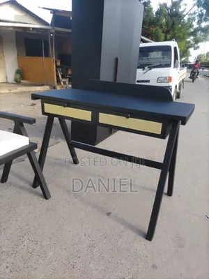 Home Office Table and Chair Black Color