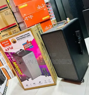 Kolav-2638*
2 Rechargeble Speaker With 2wireless Microphone