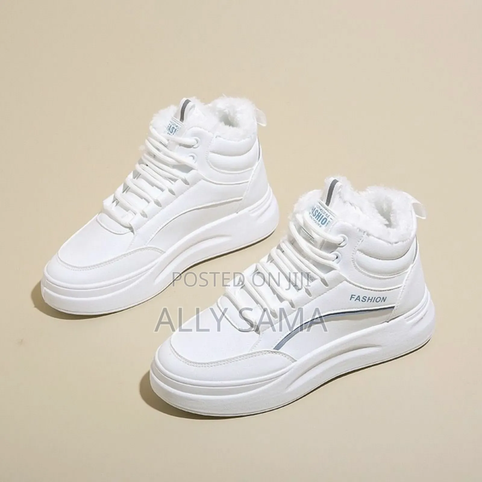 Women's Shoes Fashion White Inside Fur