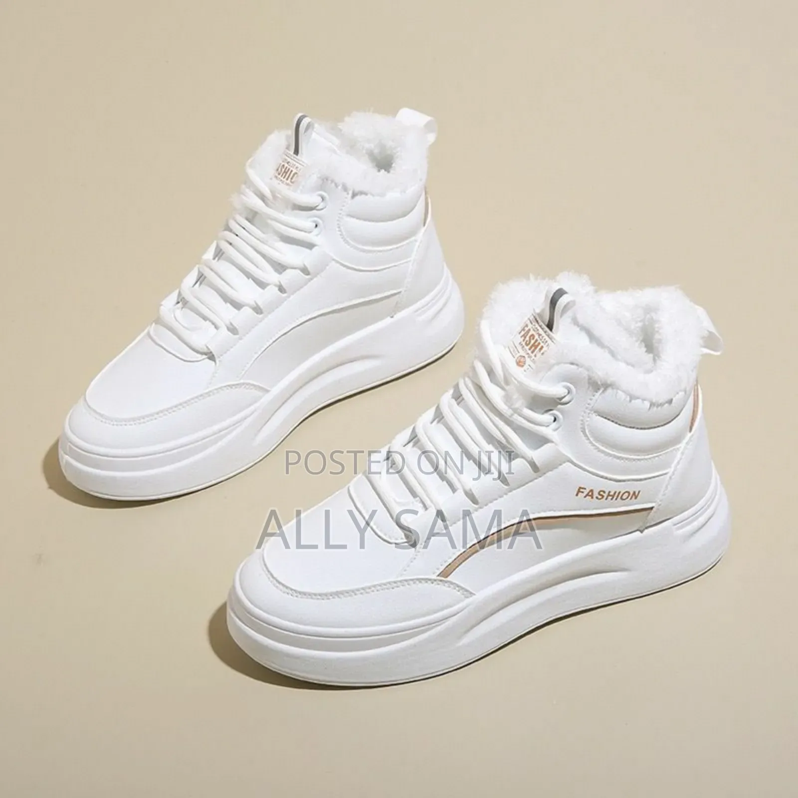 Women's Shoes Fashion White Inside Fur
