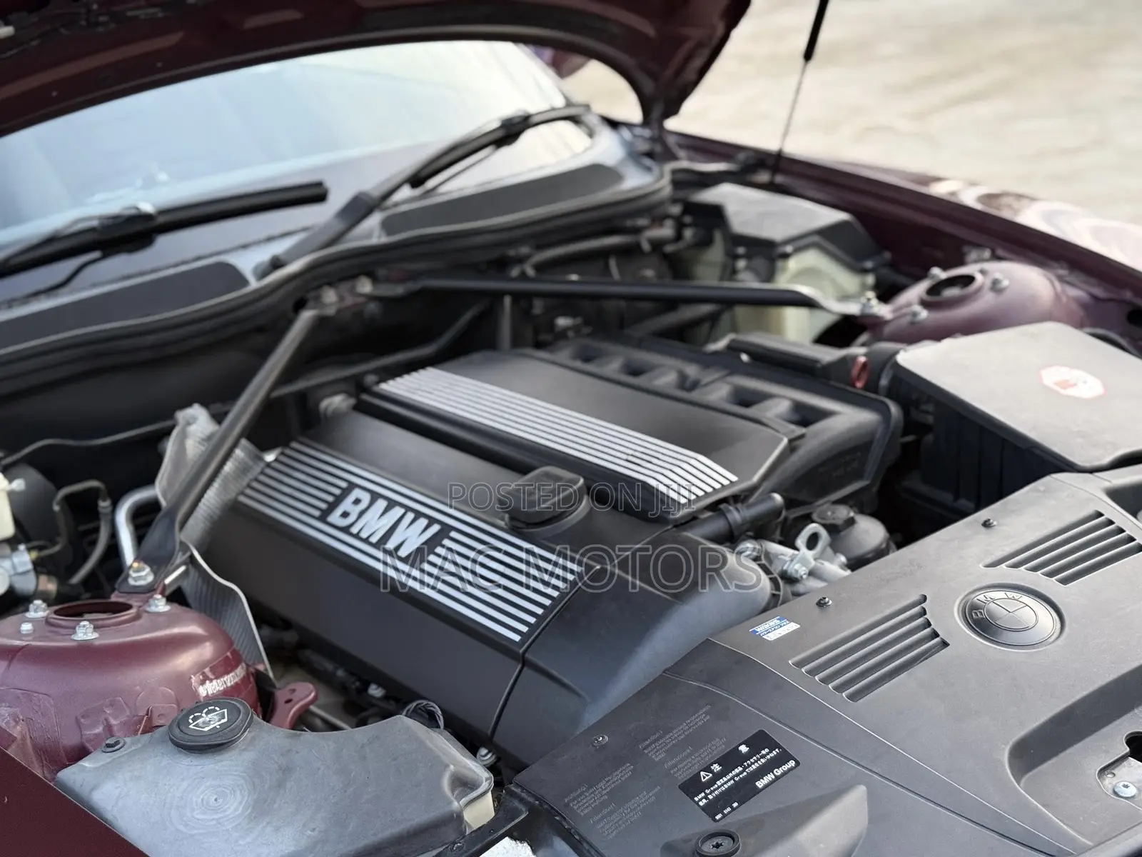 BMW Z4 Roadster 2.2i Automatic 2004 Burgundy
