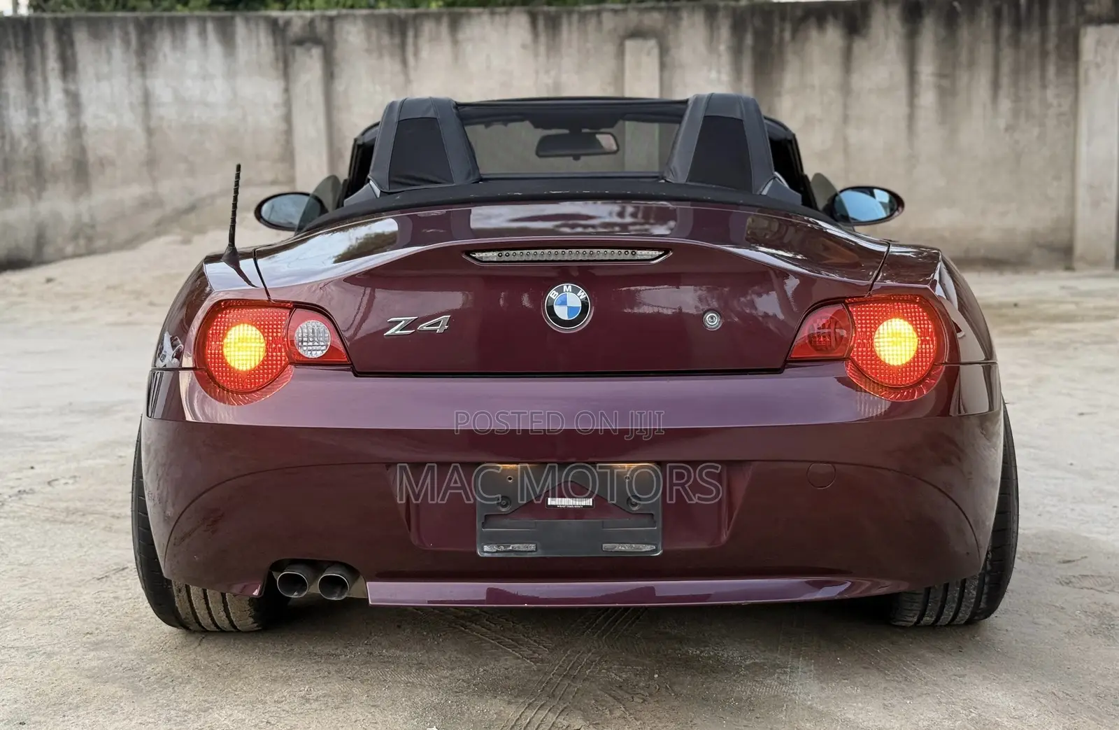 BMW Z4 Roadster 2.2i Automatic 2004 Burgundy