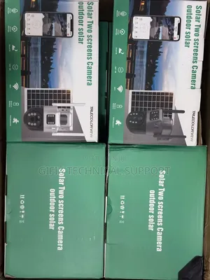 Solar Outdoor Camera Two Lens - Wifi, 360° Night Vision