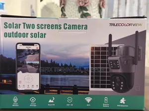 Solar Outdoor Camera Two Lens - Wifi, 360° Night Vision