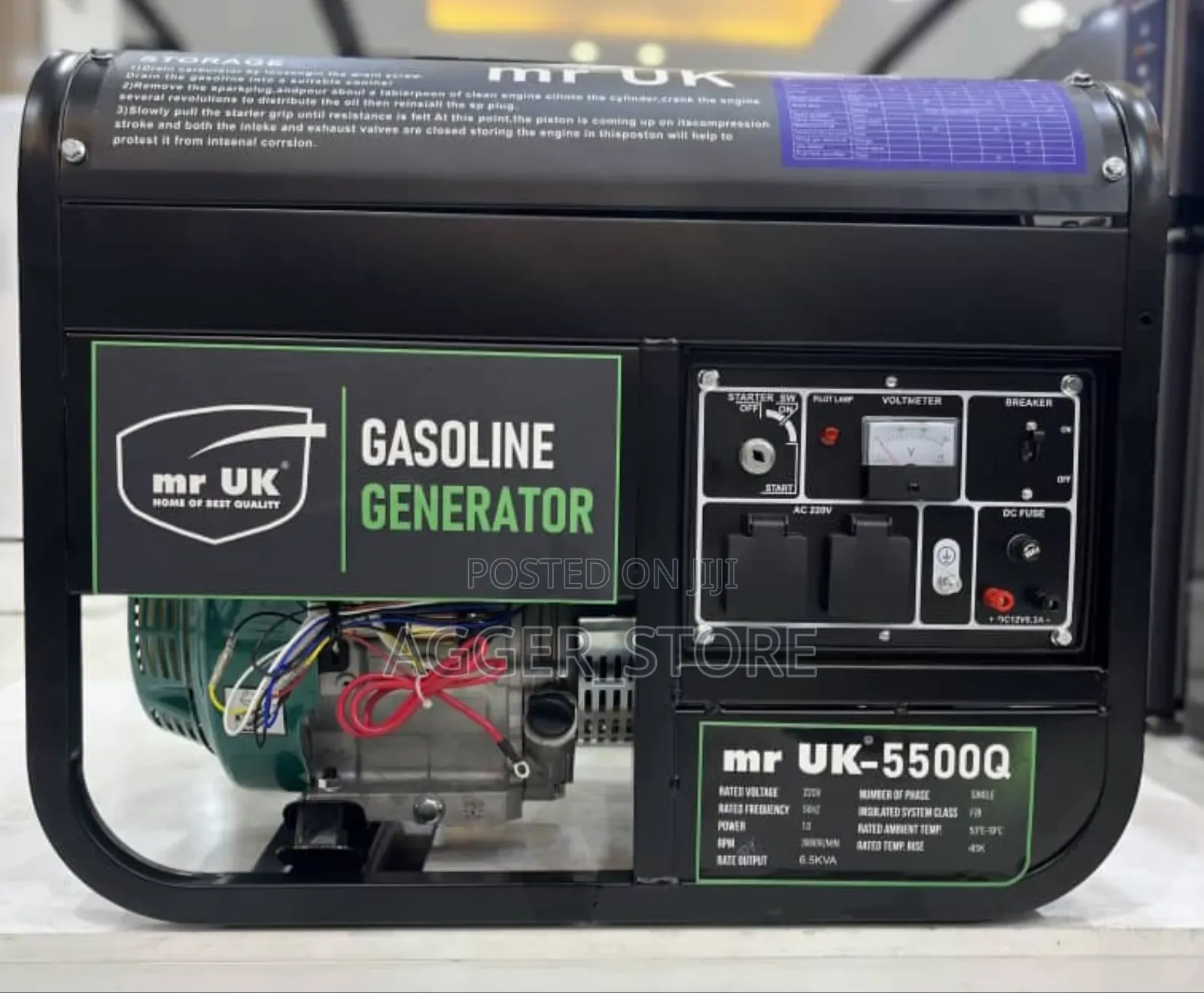 Mr Uk Generator Model :5500q