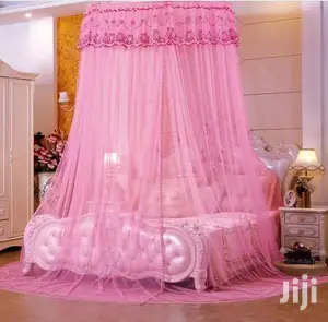 Mosquito Net Round Pink Color