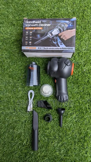 4-in-1 Wireless Handheld Vacuum: Suction, Blower, Inflator