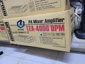Ahuja Powerful Pa Mixer Amplifier Tza 4000 DPM 400 Watts 2 Zone