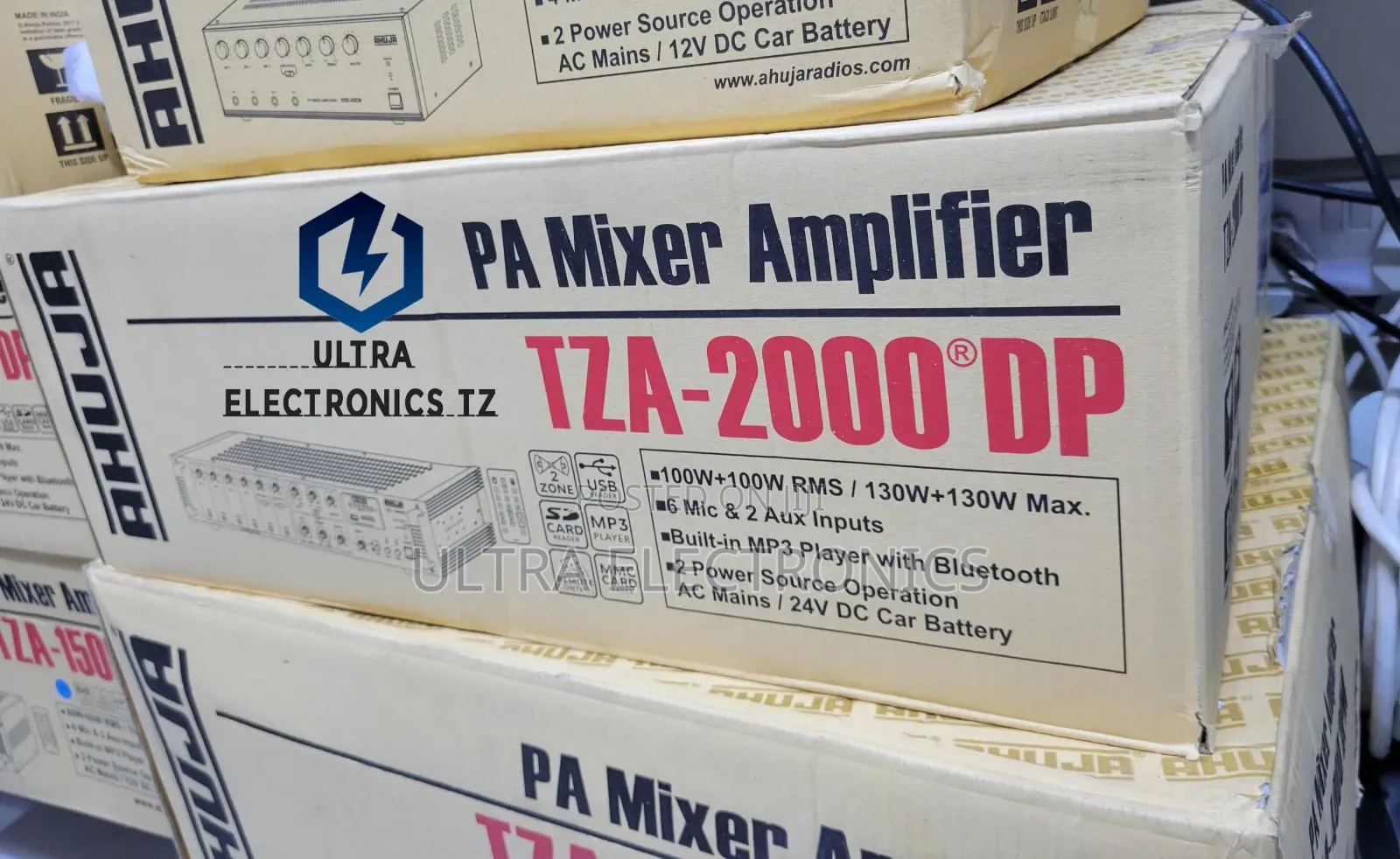 Ahuja Powerful Pa Mixer Amplifier Tza 2000 Dp 260 Watts 2 Zone