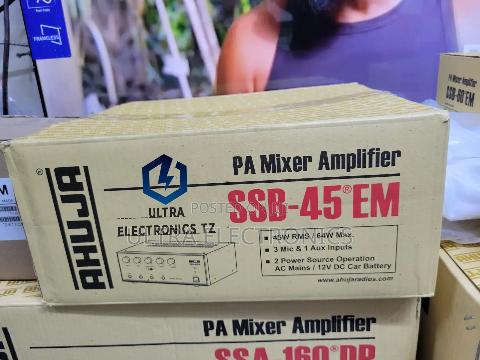 Ahuja Pa Mixer Amplifier SSB 45 Em 64 Watts