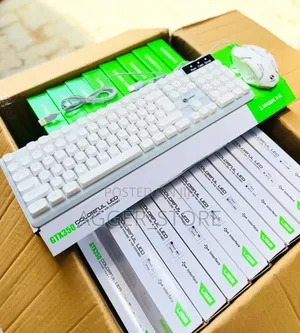 Gtx350 Colorful Led Gaming Mouse and Keyboard Combo