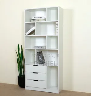 Bookshelf White Color