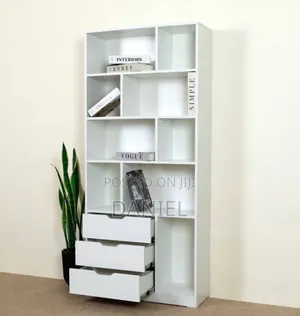 Bookshelf White Color
