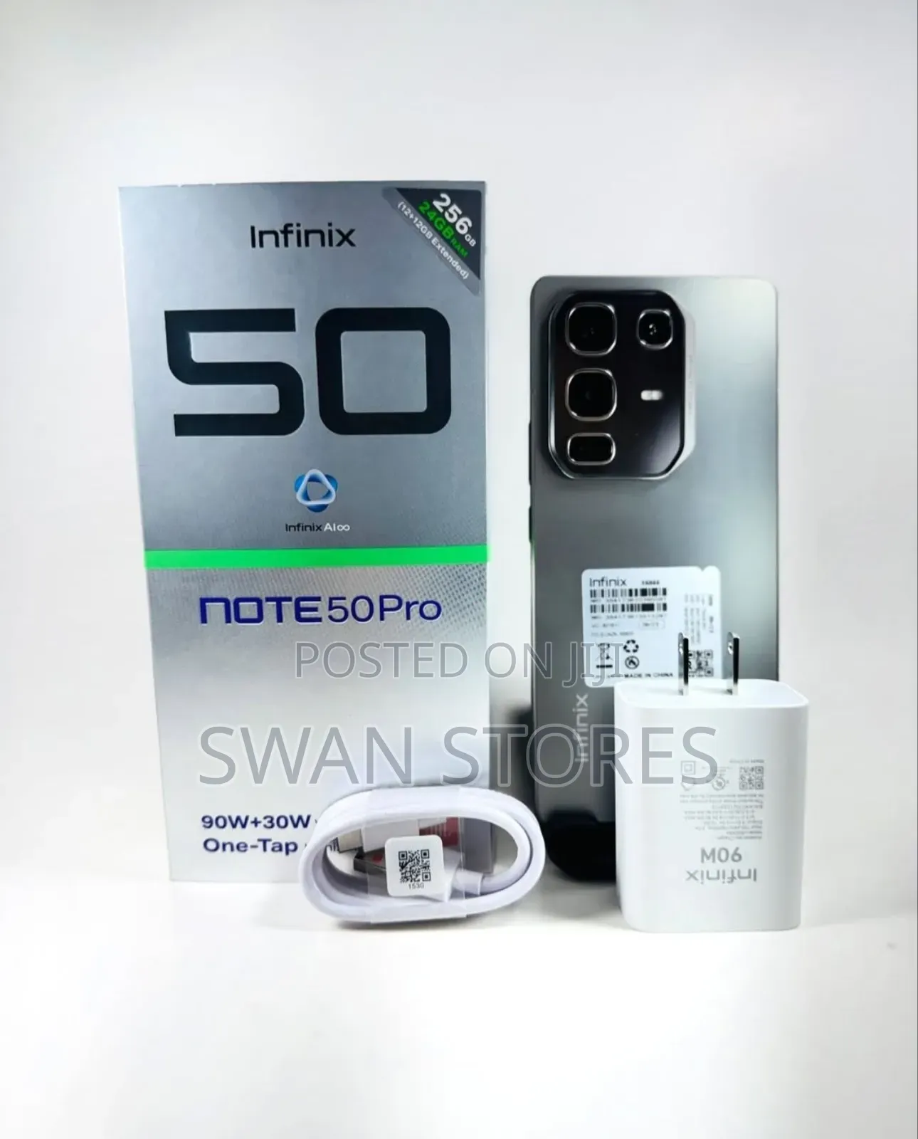 New Infinix Note 50 Pro 256 GB Silver