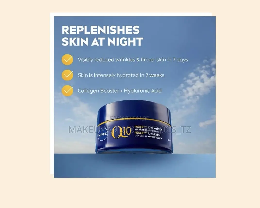 Nivea Q10 Plus Anti-Wrinkle Night Care Cream 50ml