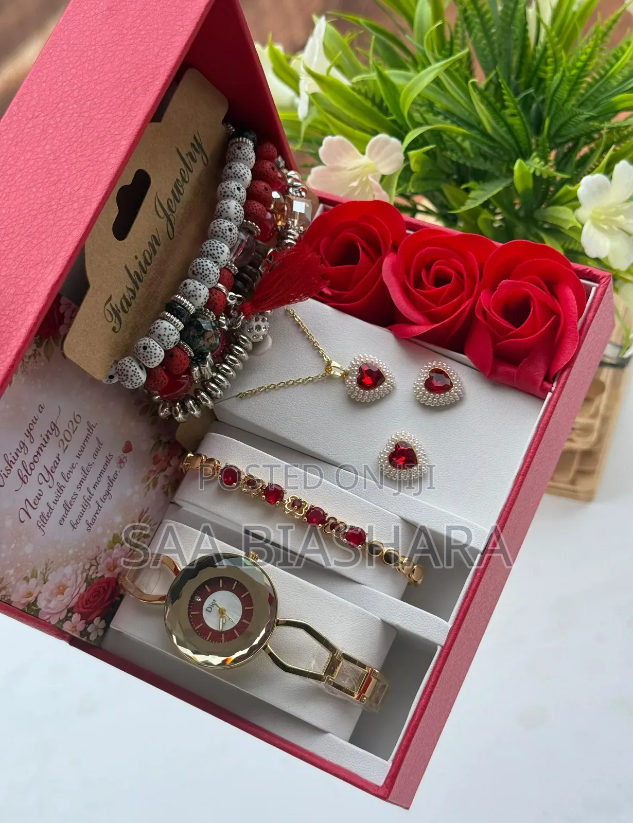 Dior Red Ladies Set Special for Happy New Year Gd Red