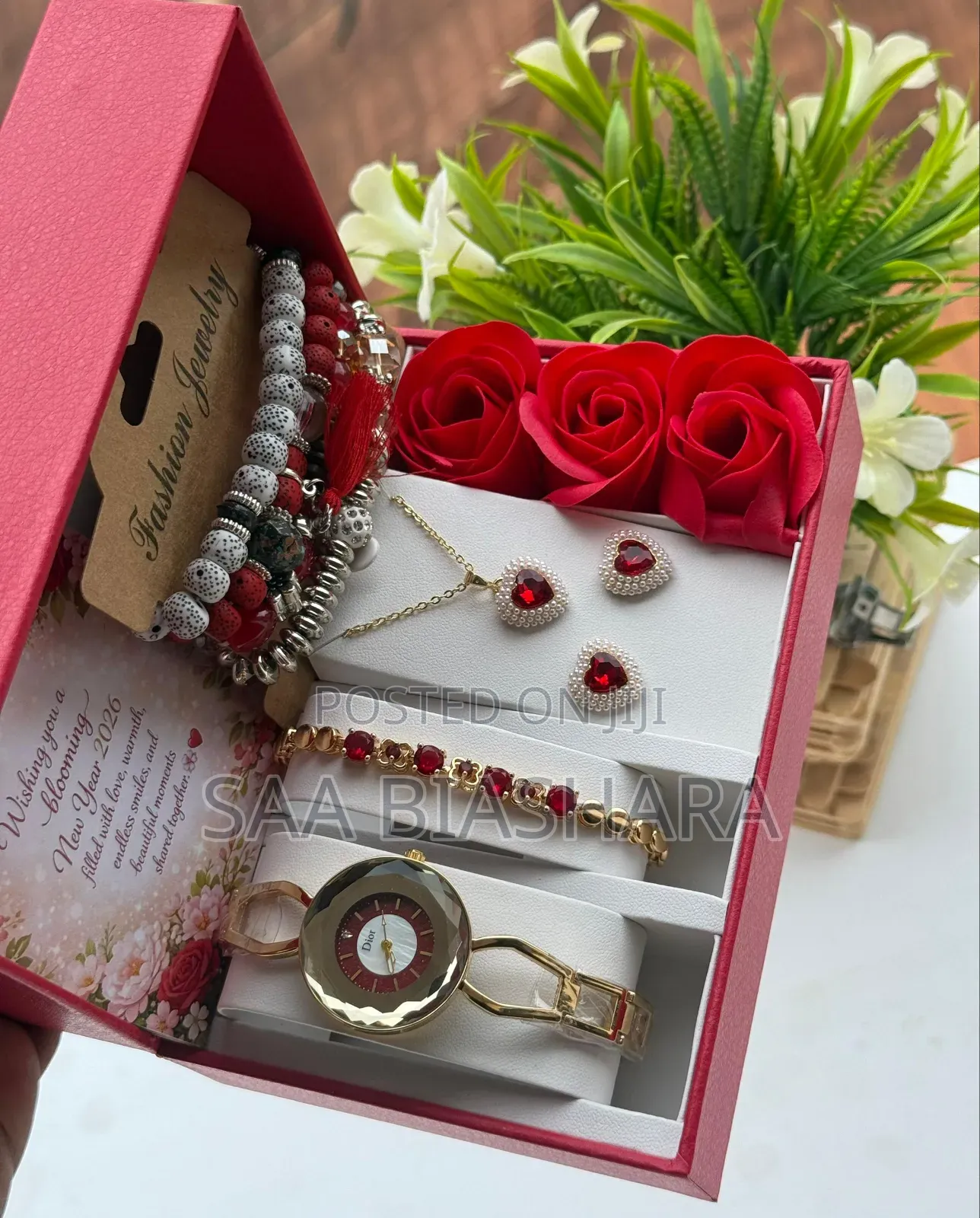Dior Red Ladies Set Special for Happy New Year Gd Red